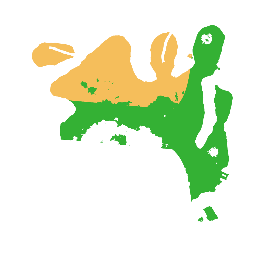 Biome Rust Map: Procedural Map, Size: 2500, Seed: 1060426031