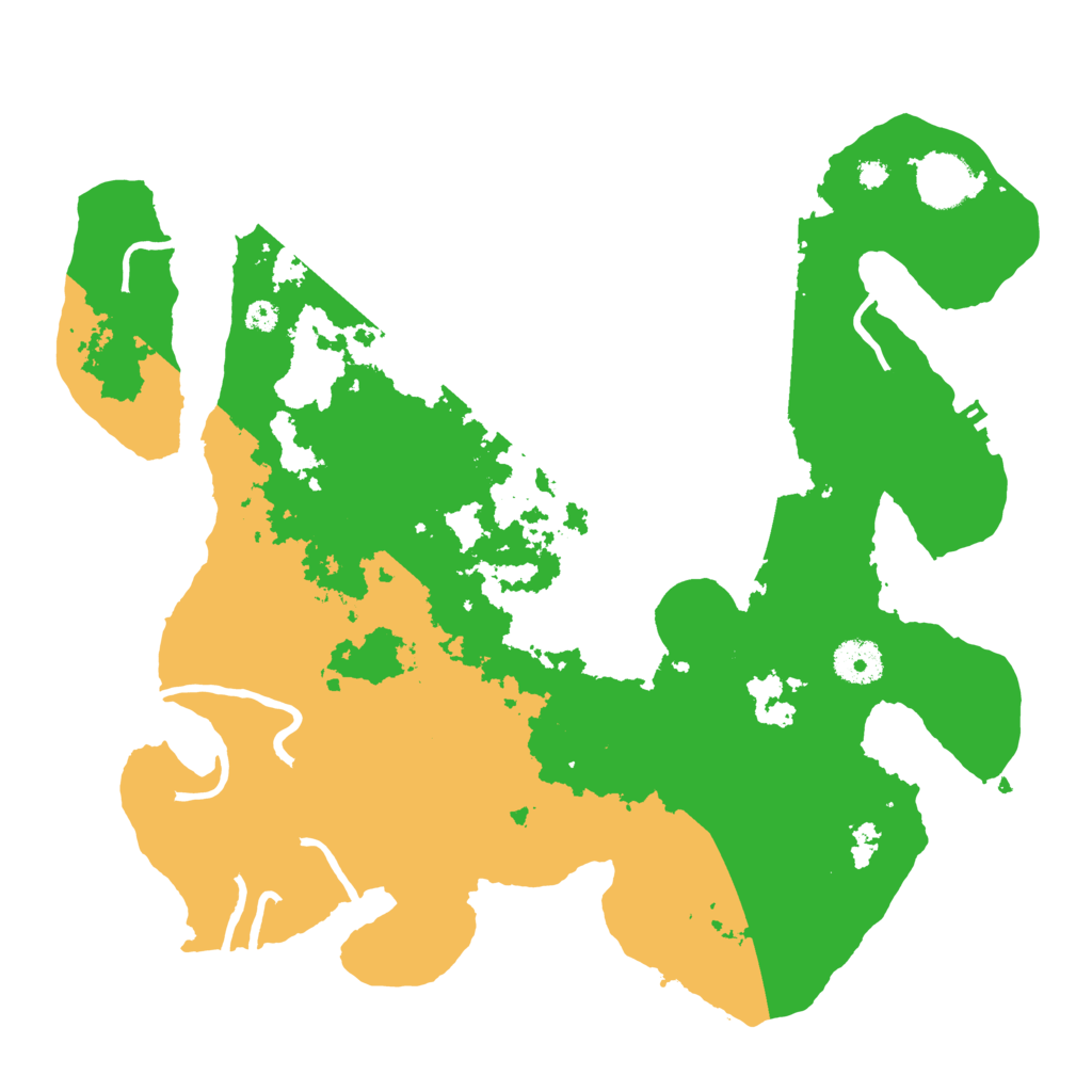 Biome Rust Map: Procedural Map, Size: 3500, Seed: 1614324193