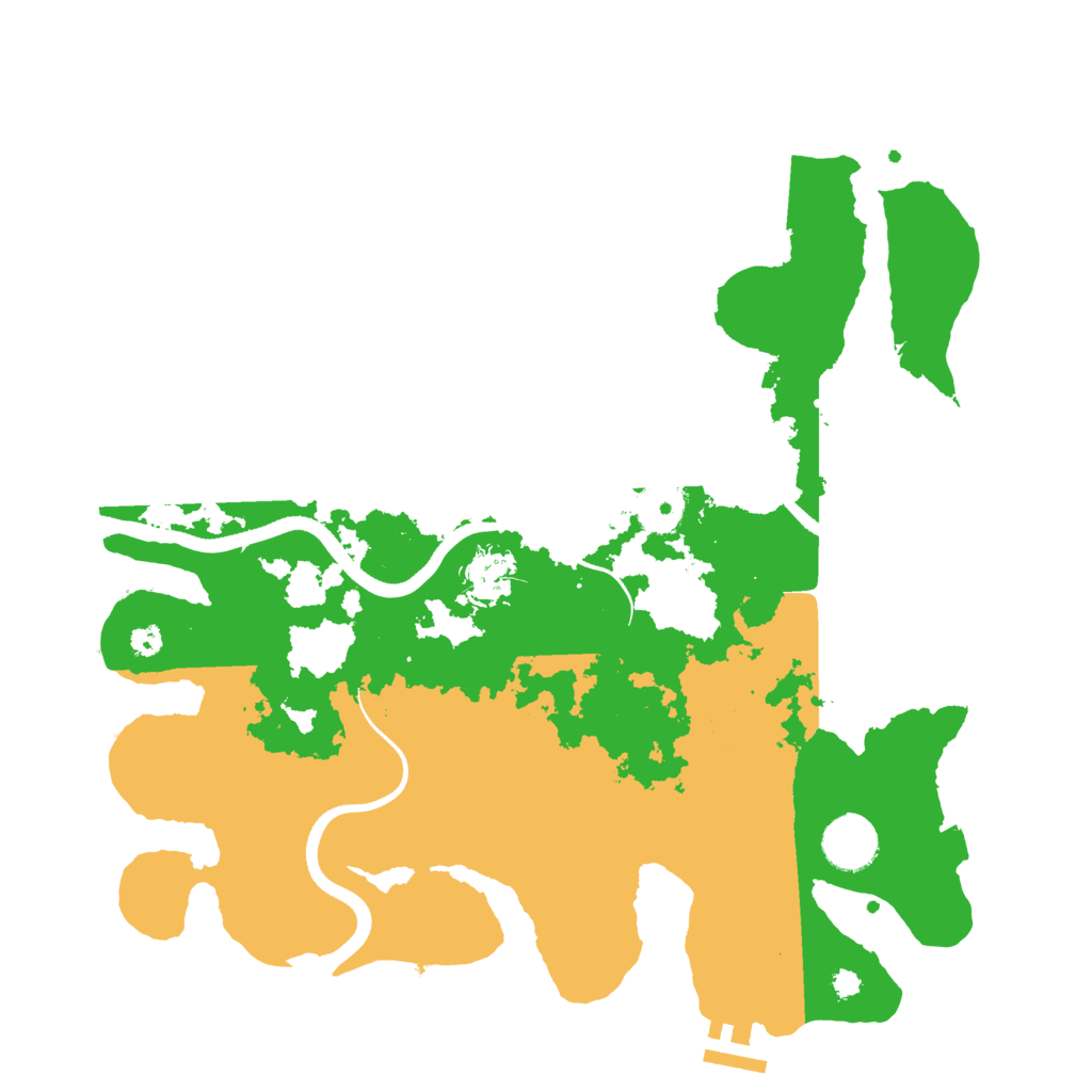 Biome Rust Map: Procedural Map, Size: 3500, Seed: 259472874