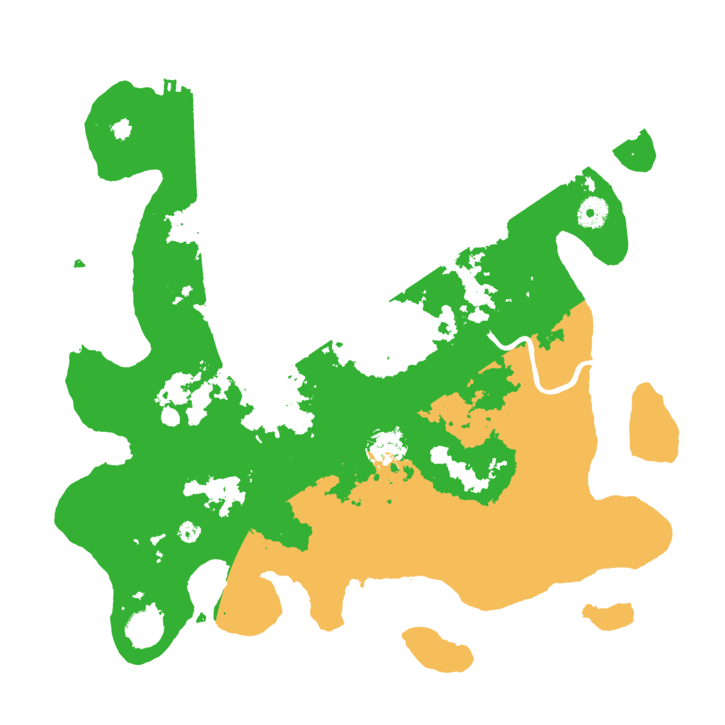 Biome Rust Map: Procedural Map, Size: 3500, Seed: 46544962