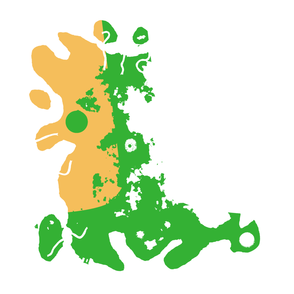 Biome Rust Map: Procedural Map, Size: 3500, Seed: 34152503