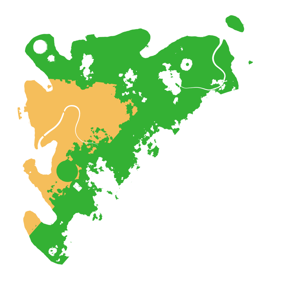 Biome Rust Map: Procedural Map, Size: 3700, Seed: 675712592