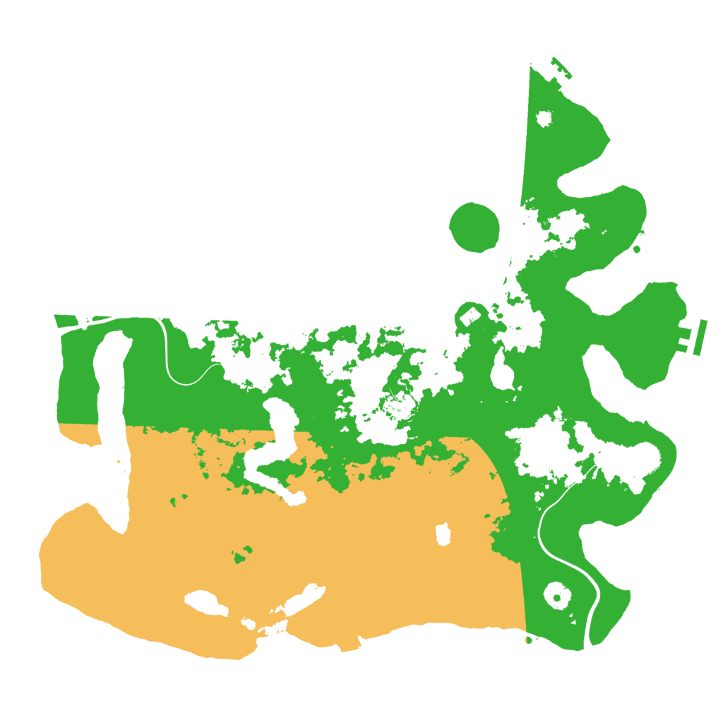 Biome Rust Map: Procedural Map, Size: 4050, Seed: 1278340611