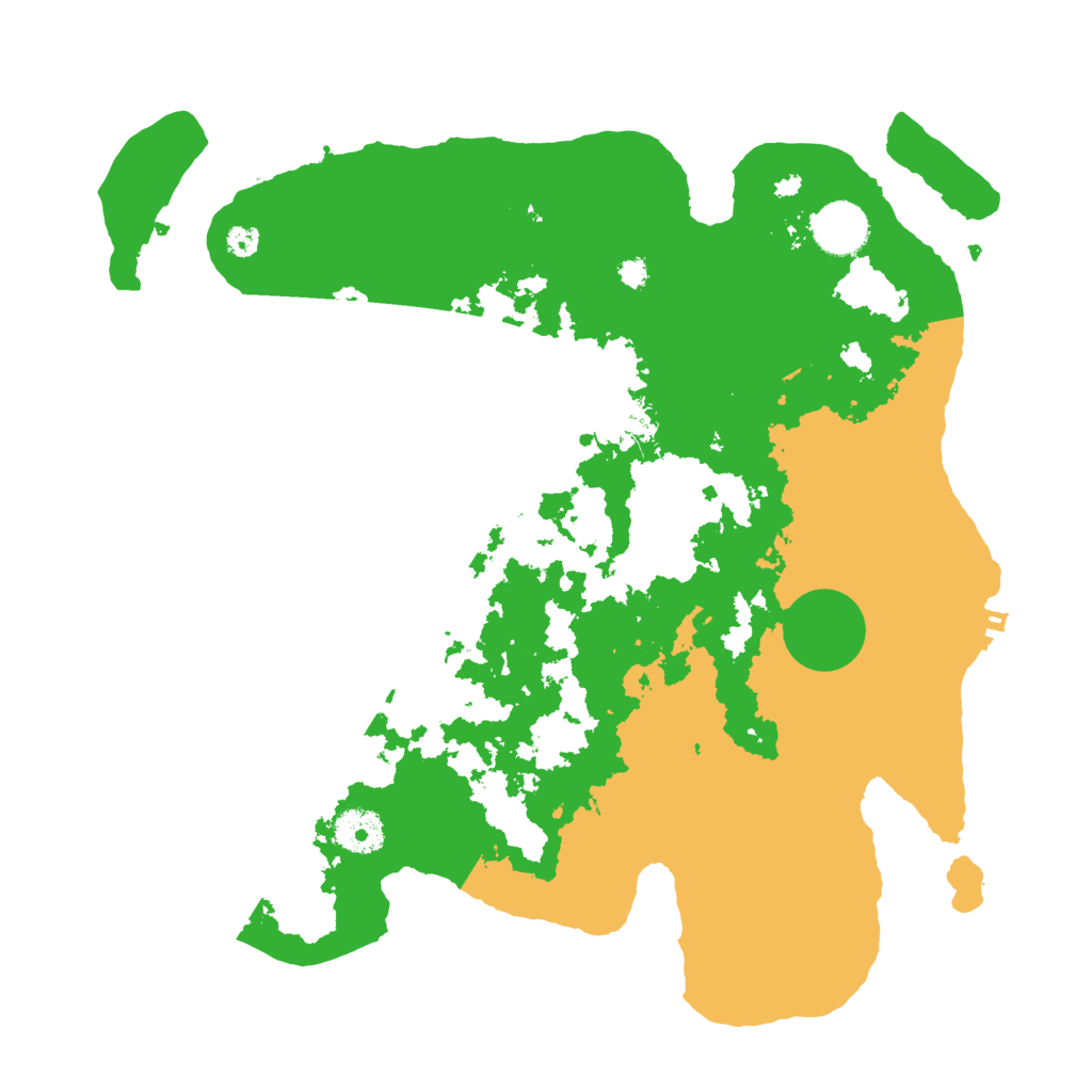 Biome Rust Map: Procedural Map, Size: 3500, Seed: 450000