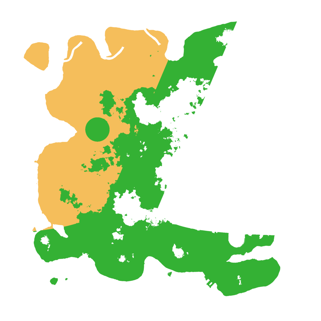 Biome Rust Map: Procedural Map, Size: 3500, Seed: 71653331
