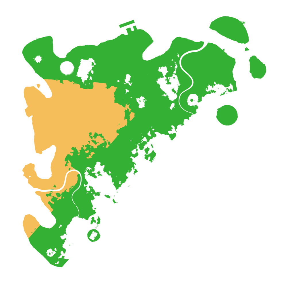 Biome Rust Map: Procedural Map, Size: 3800, Seed: 675712592