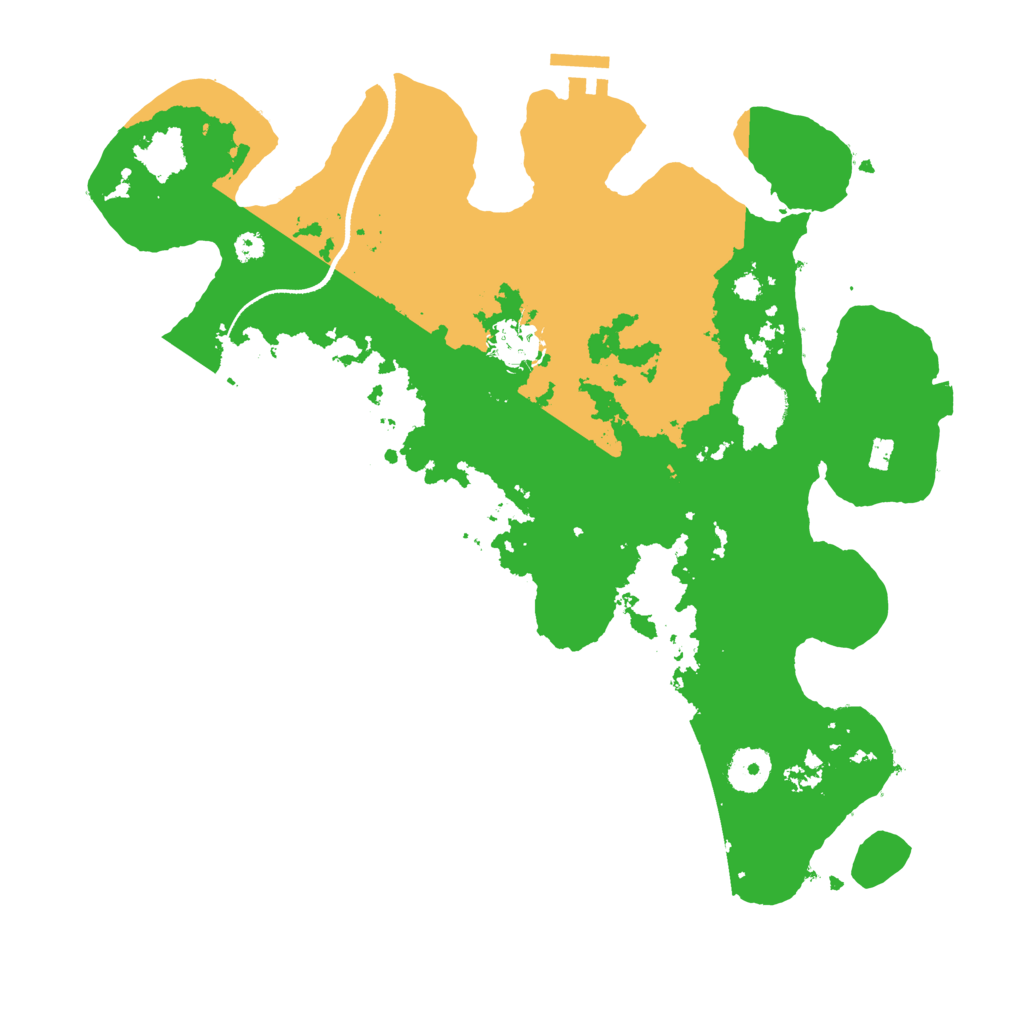 Biome Rust Map: Procedural Map, Size: 3500, Seed: 12221028