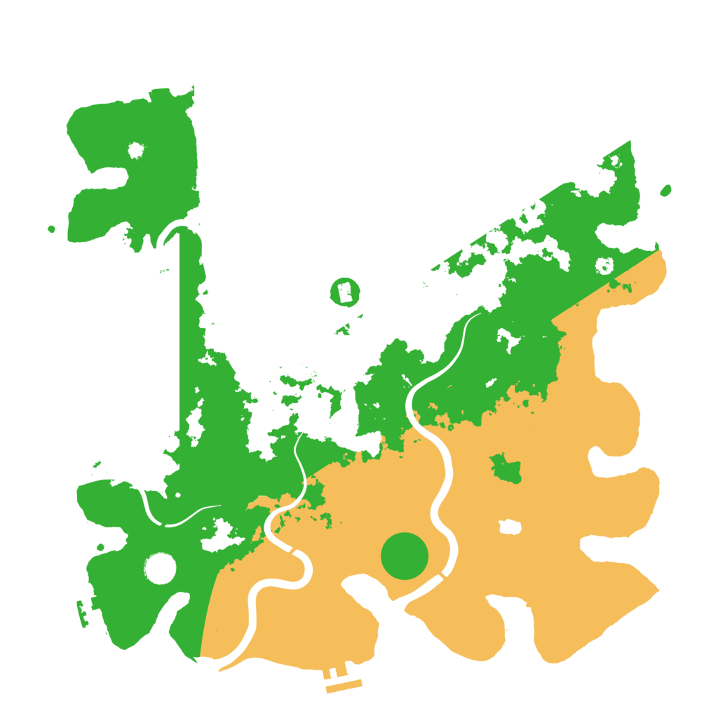 Biome Rust Map: Procedural Map, Size: 4000, Seed: 1823960795