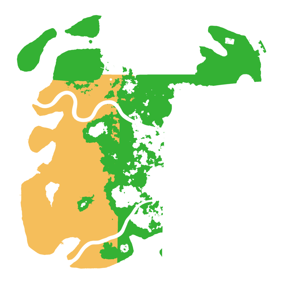 Biome Rust Map: Procedural Map, Size: 3500, Seed: 12223367