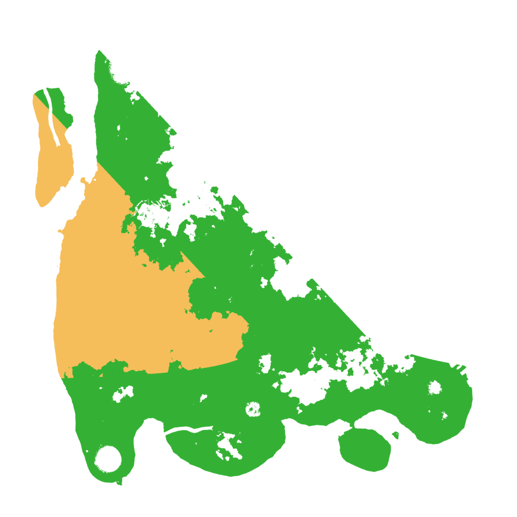Biome Rust Map: Procedural Map, Size: 3500, Seed: 31546201