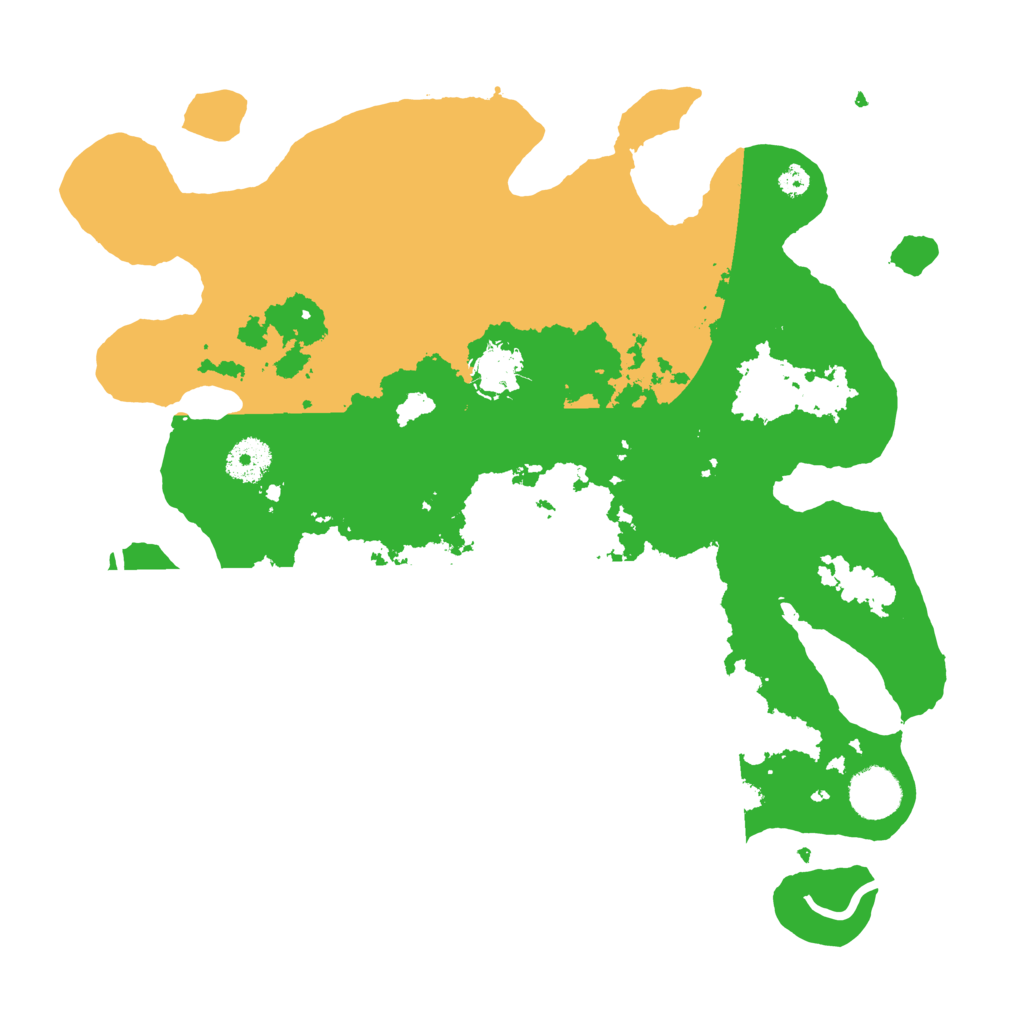 Biome Rust Map: Procedural Map, Size: 3500, Seed: 71377776