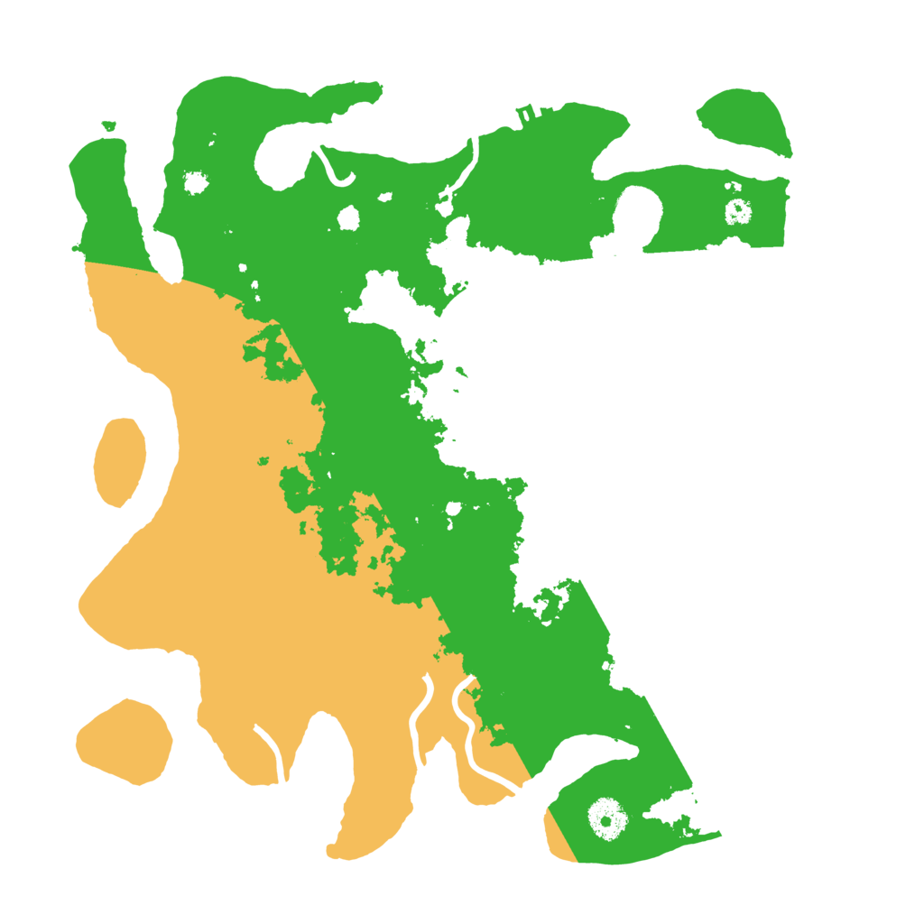 Biome Rust Map: Procedural Map, Size: 3500, Seed: 17320479