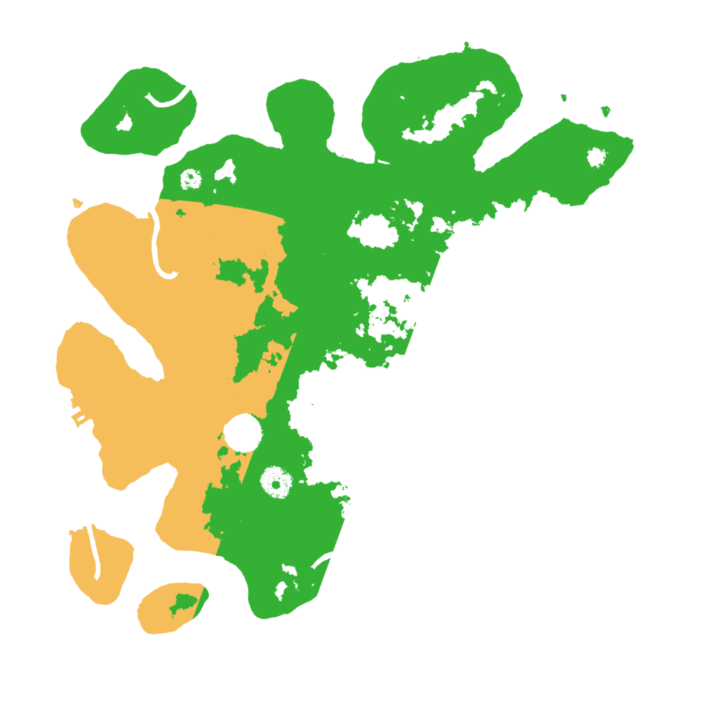 Biome Rust Map: Procedural Map, Size: 3500, Seed: 937305274