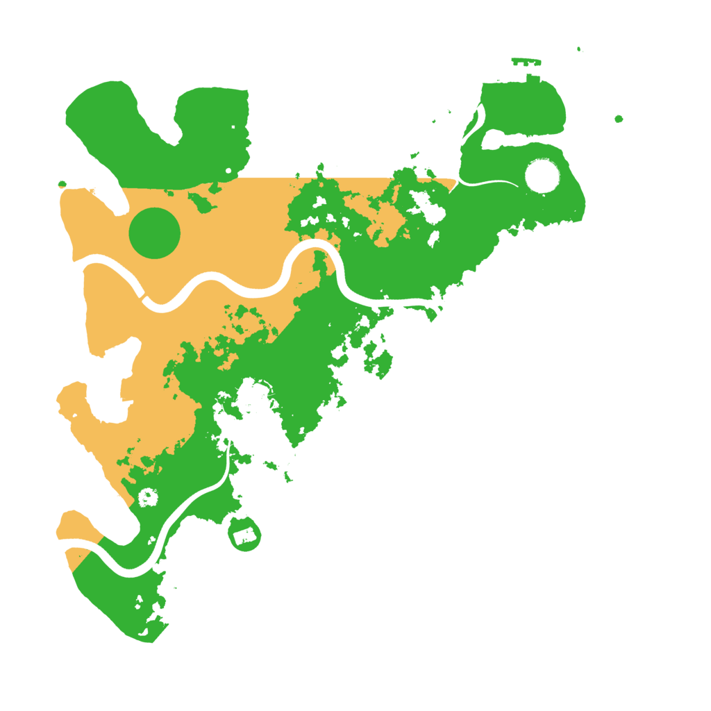 Biome Rust Map: Procedural Map, Size: 3650, Seed: 675712592