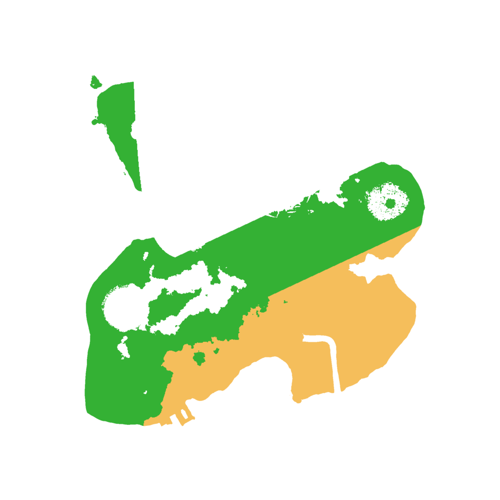 Biome Rust Map: Procedural Map, Size: 2000, Seed: 69734654