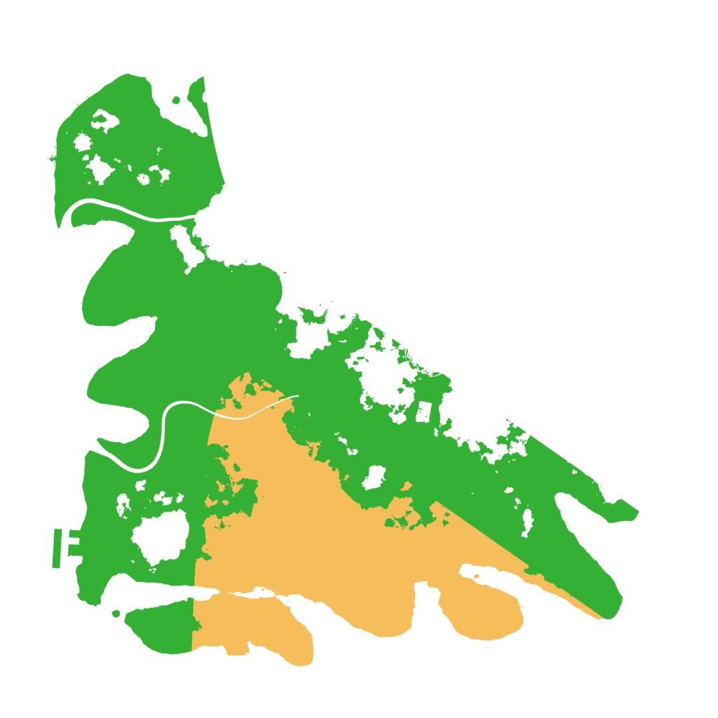 Biome Rust Map: Procedural Map, Size: 3700, Seed: 1029009837