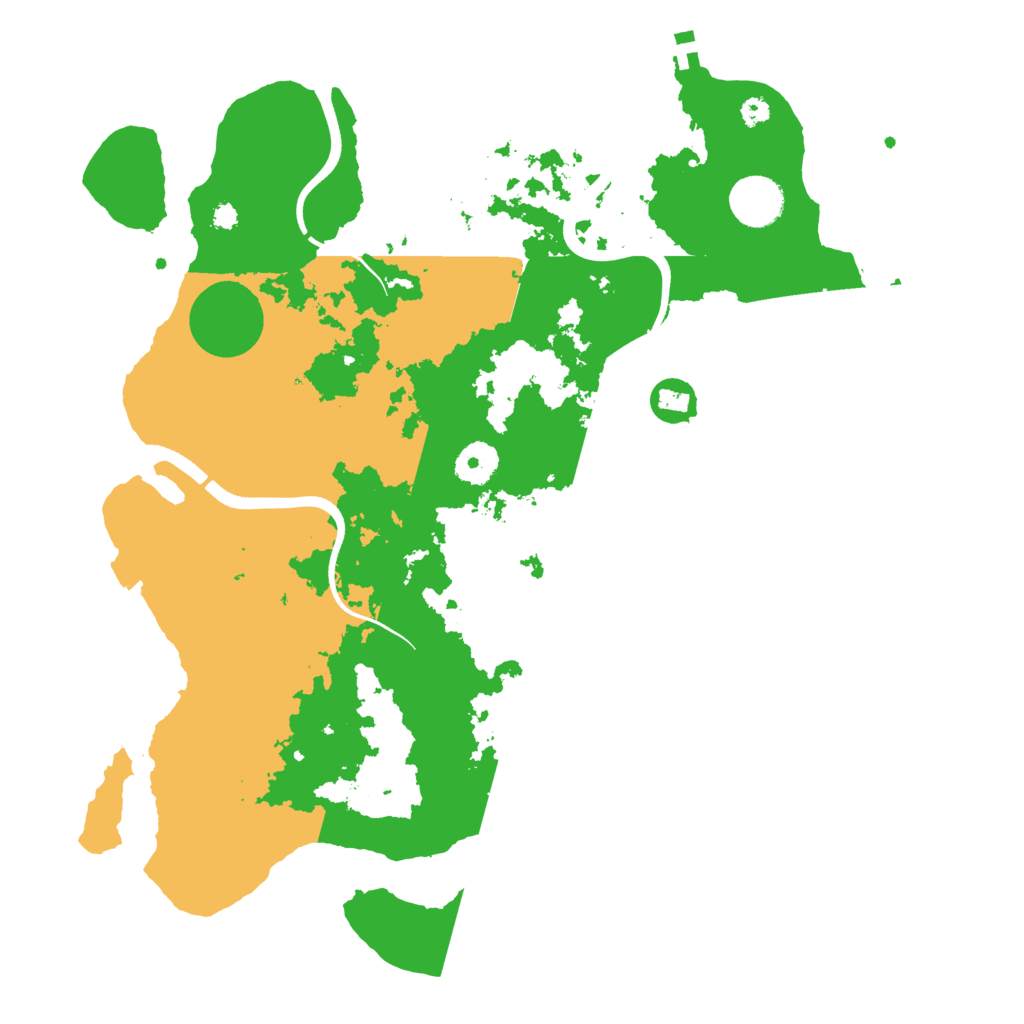 Biome Rust Map: Procedural Map, Size: 3650, Seed: 47113741