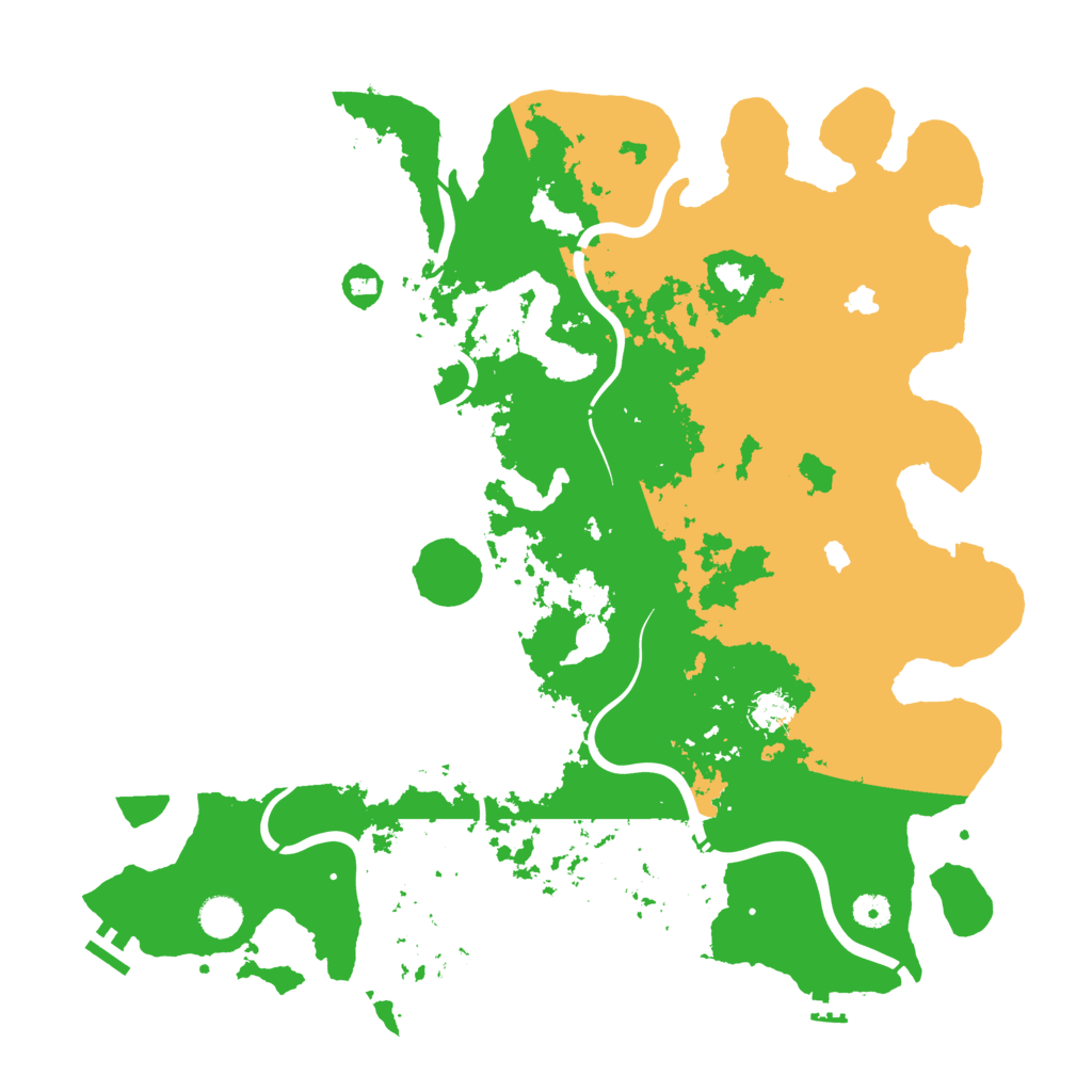 Biome Rust Map: Procedural Map, Size: 4500, Seed: 256348