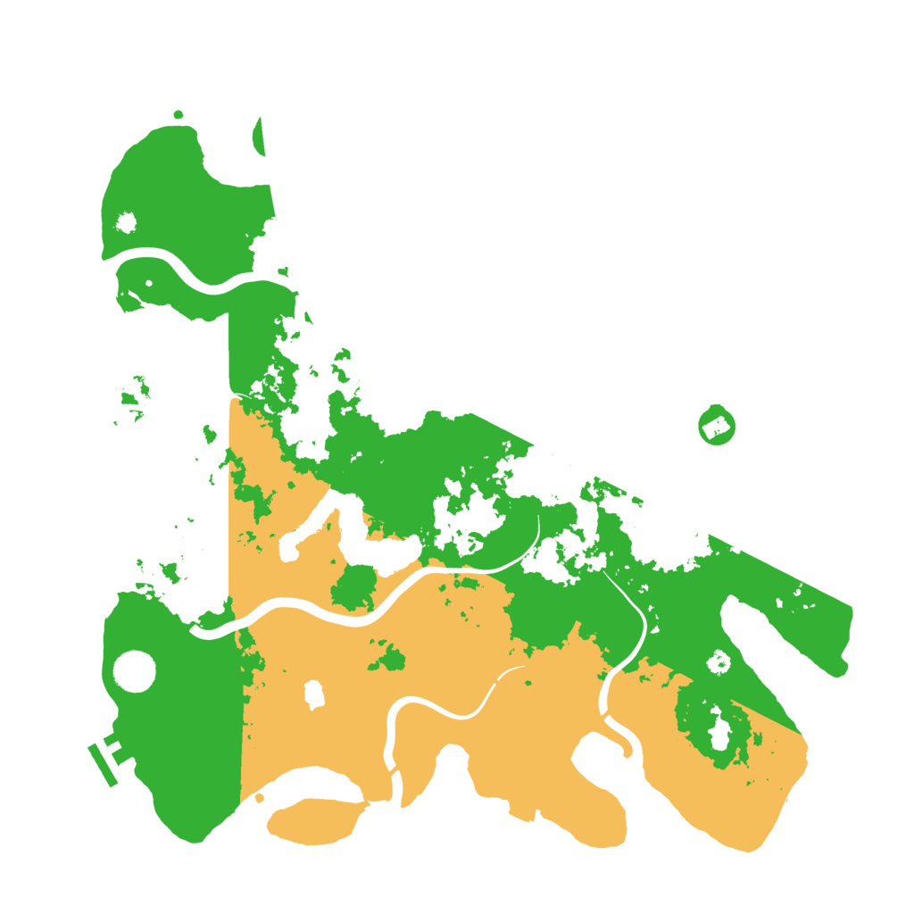 Biome Rust Map: Procedural Map, Size: 4000, Seed: 291639219