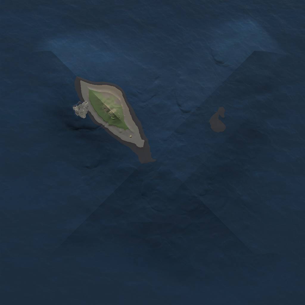 Rust Map: Procedural Map, Size: 1000, Seed: 1853431331, 3 Monuments