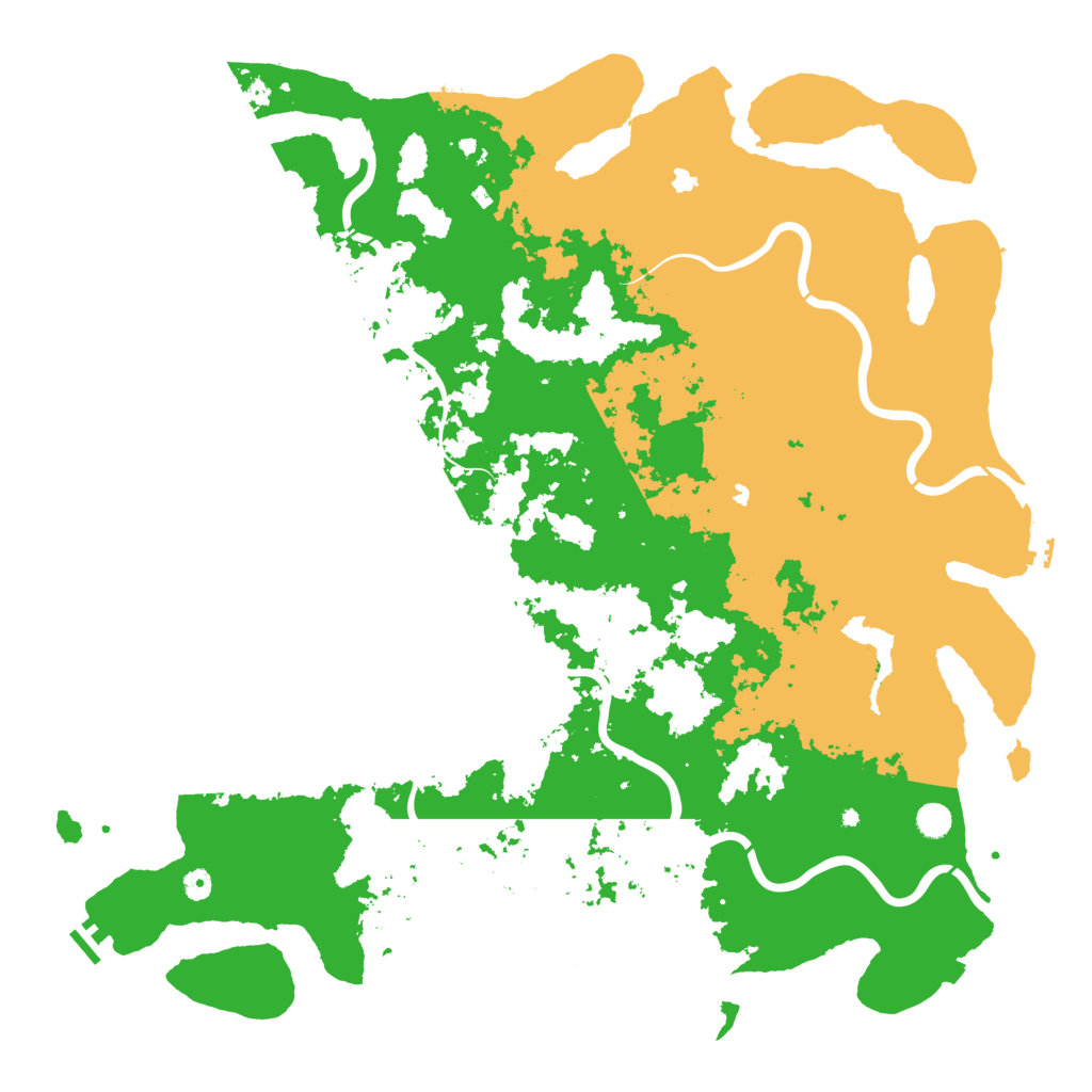 Biome Rust Map: Procedural Map, Size: 5500, Seed: 67349524