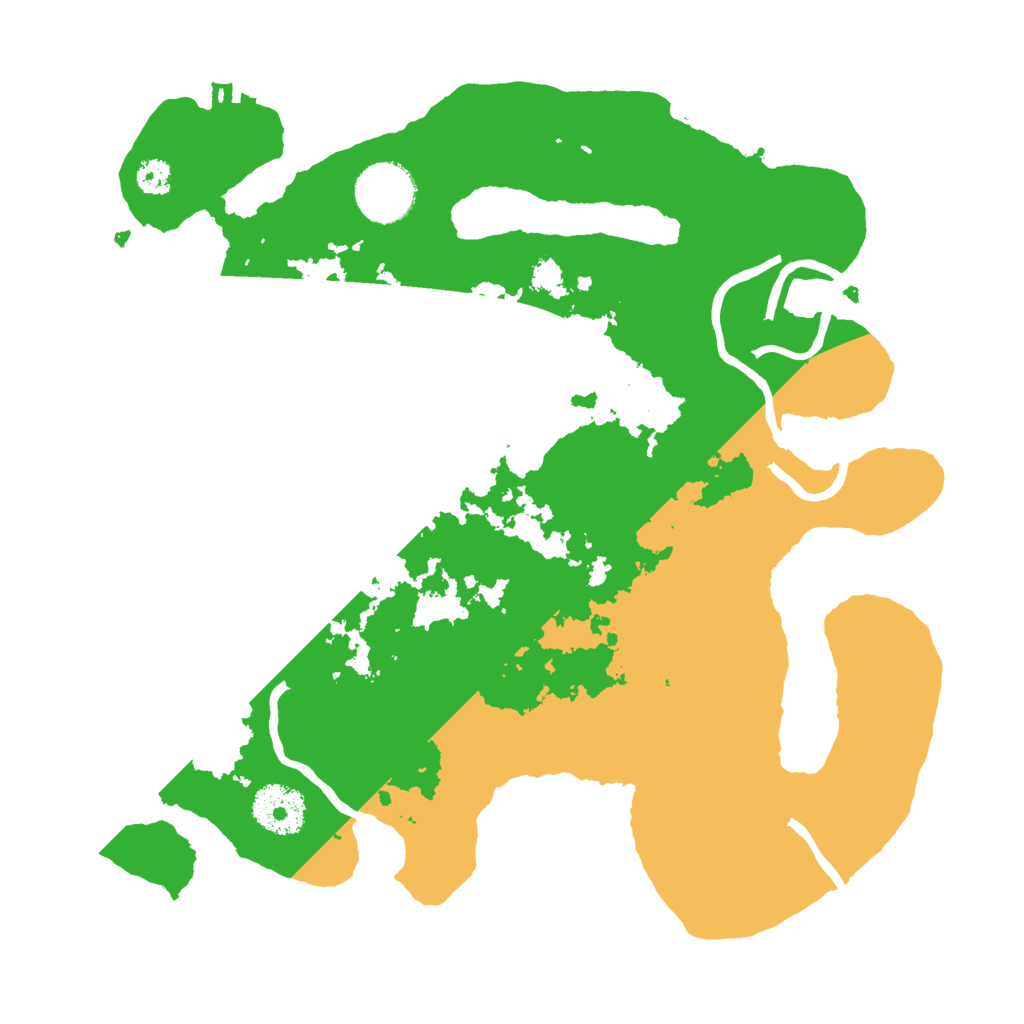 Biome Rust Map: Procedural Map, Size: 3000, Seed: 84383