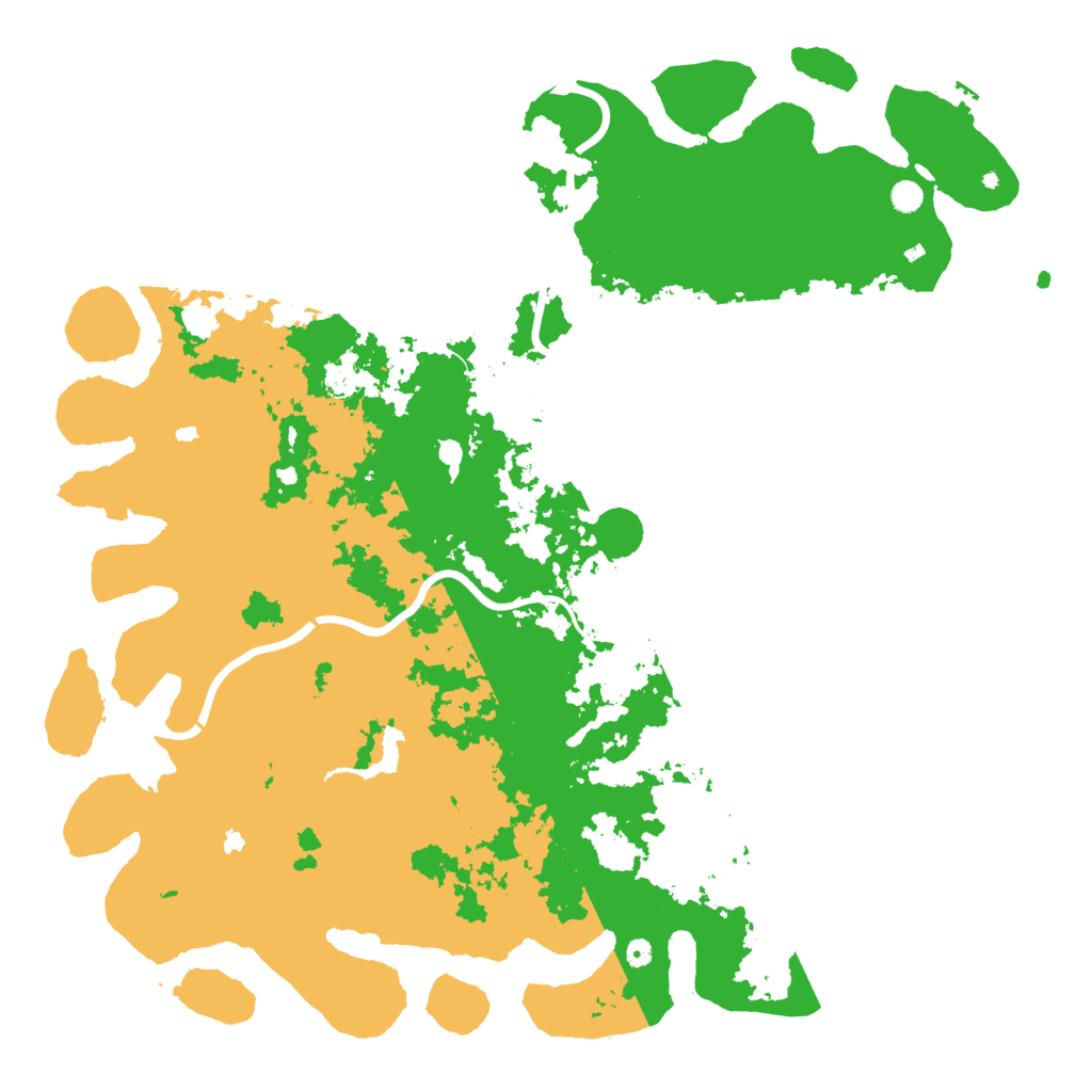 Biome Rust Map: Procedural Map, Size: 6000, Seed: 3131988