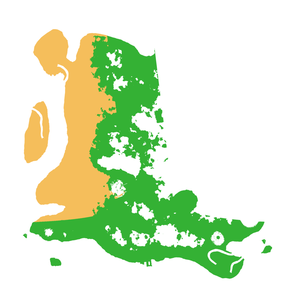 Biome Rust Map: Procedural Map, Size: 3500, Seed: 221873582