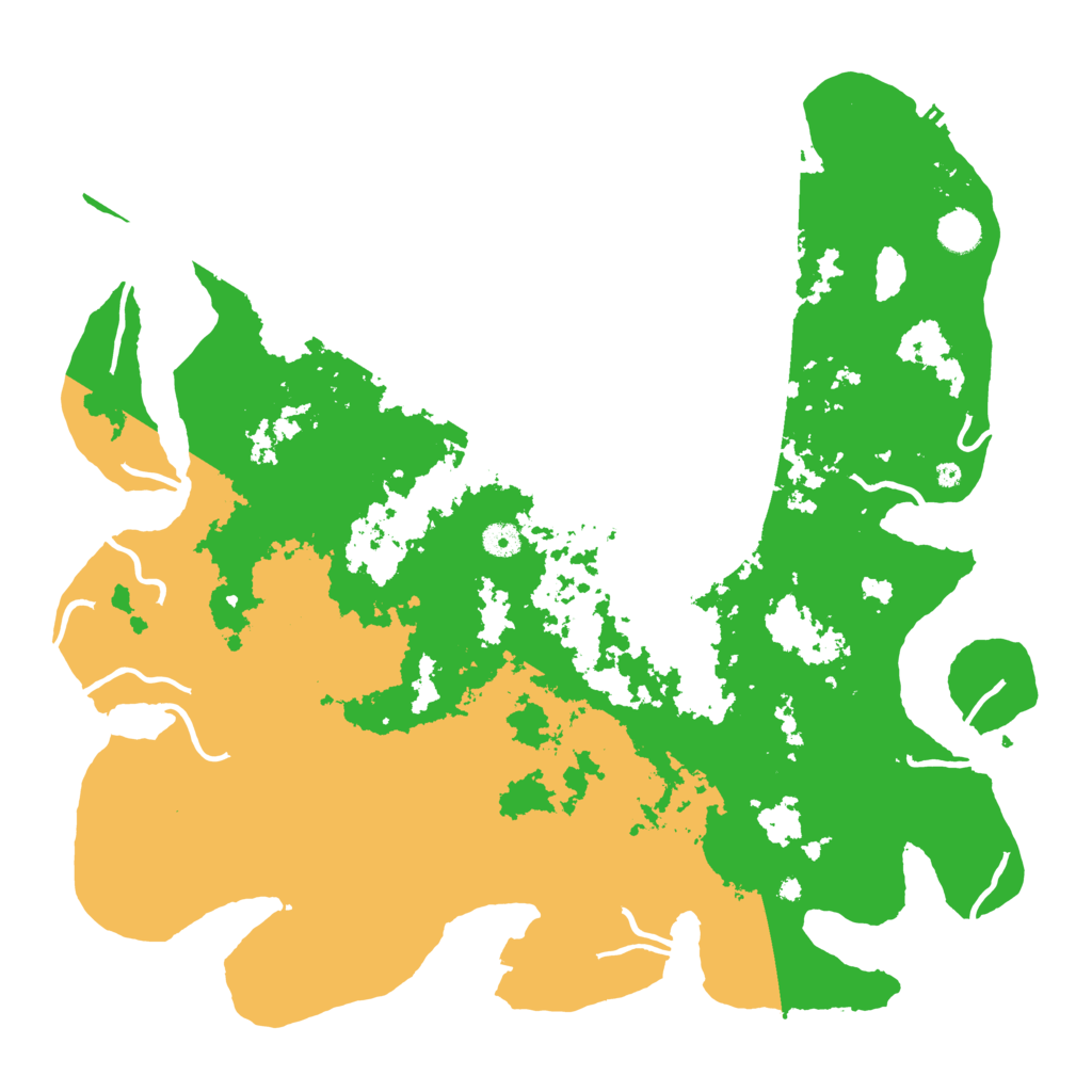 Biome Rust Map: Procedural Map, Size: 4500, Seed: 817840780