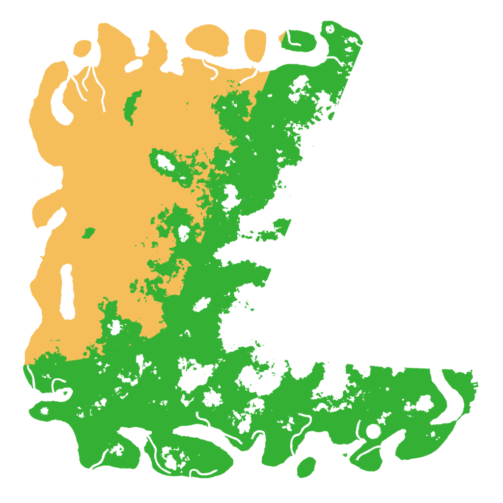 Biome Rust Map: Procedural Map, Size: 6000, Seed: 62938171