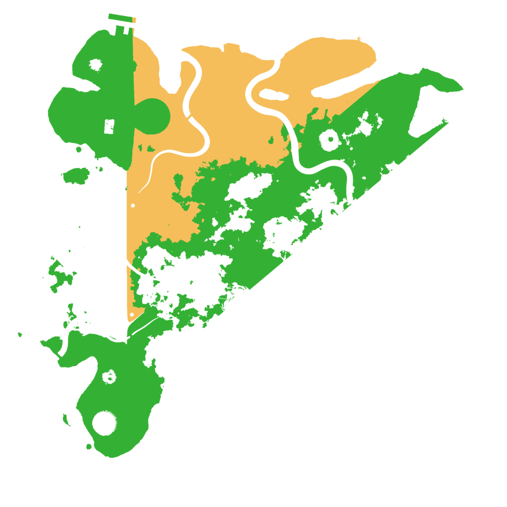 Biome Rust Map: Procedural Map, Size: 3700, Seed: 23982893