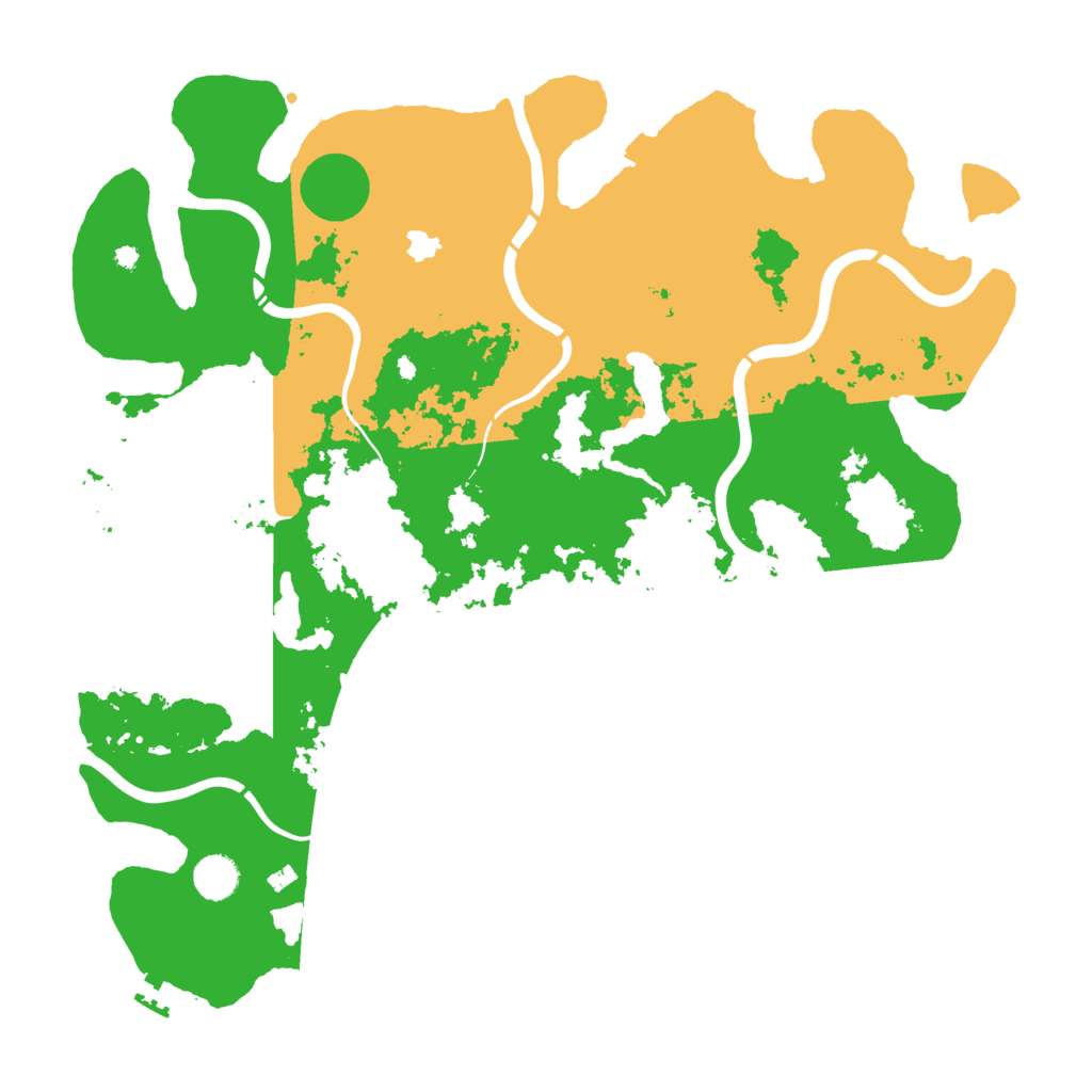 Biome Rust Map: Procedural Map, Size: 4250, Seed: 945213
