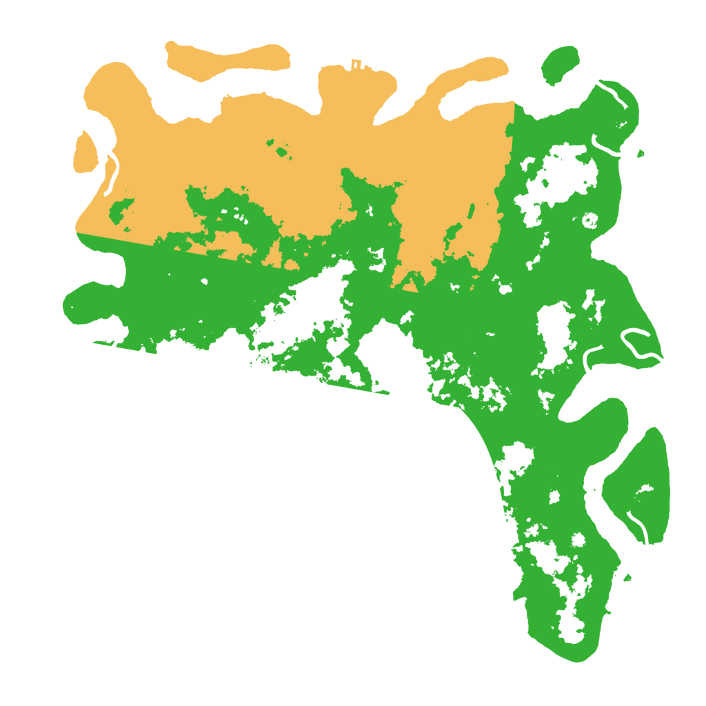 Biome Rust Map: Procedural Map, Size: 4500, Seed: 69675754