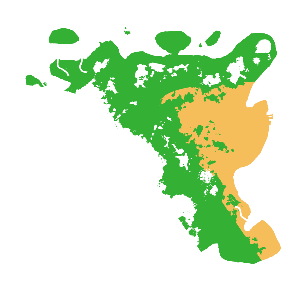 Biome Rust Map: Procedural Map, Size: 3950, Seed: 22842897