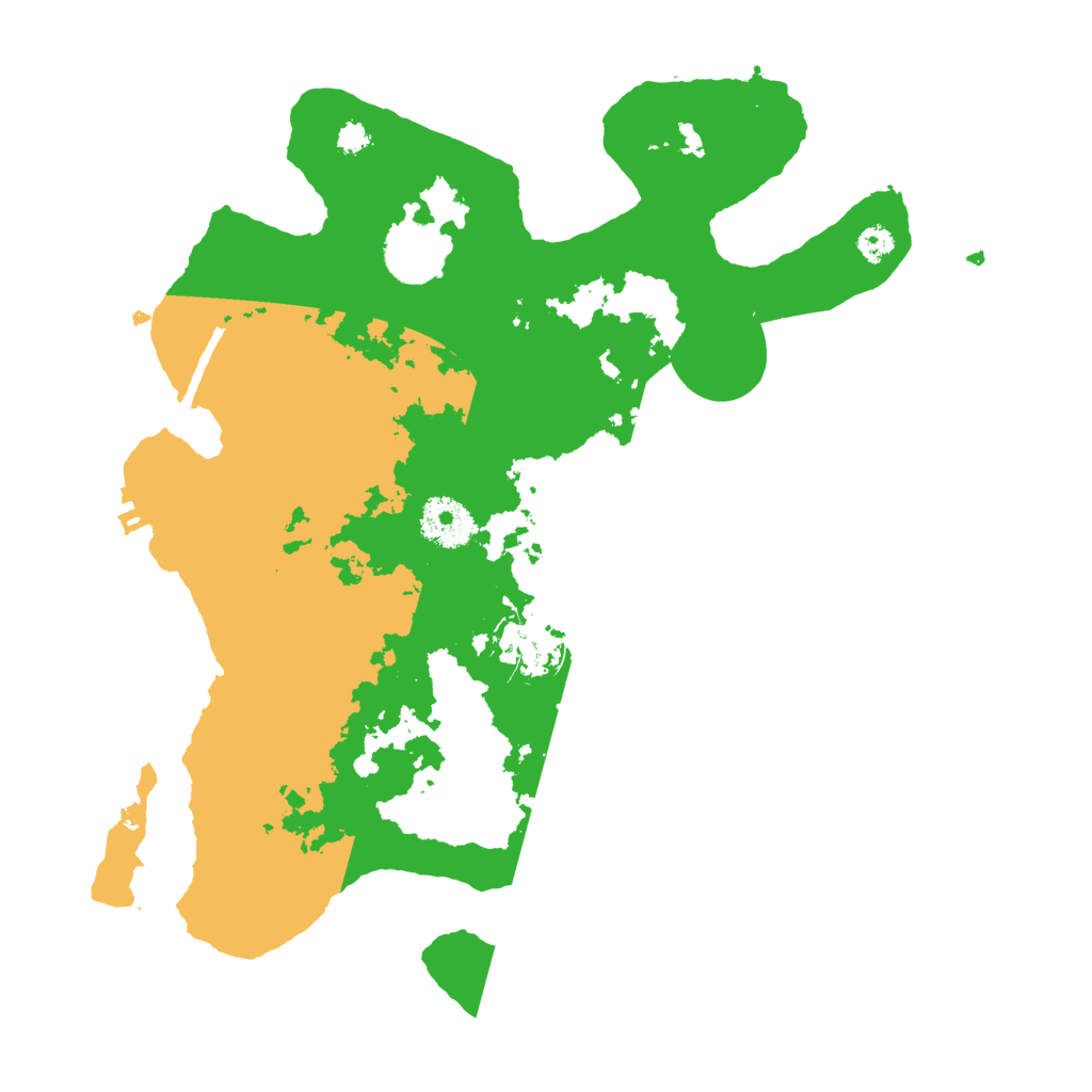 Biome Rust Map: Procedural Map, Size: 3200, Seed: 47113741
