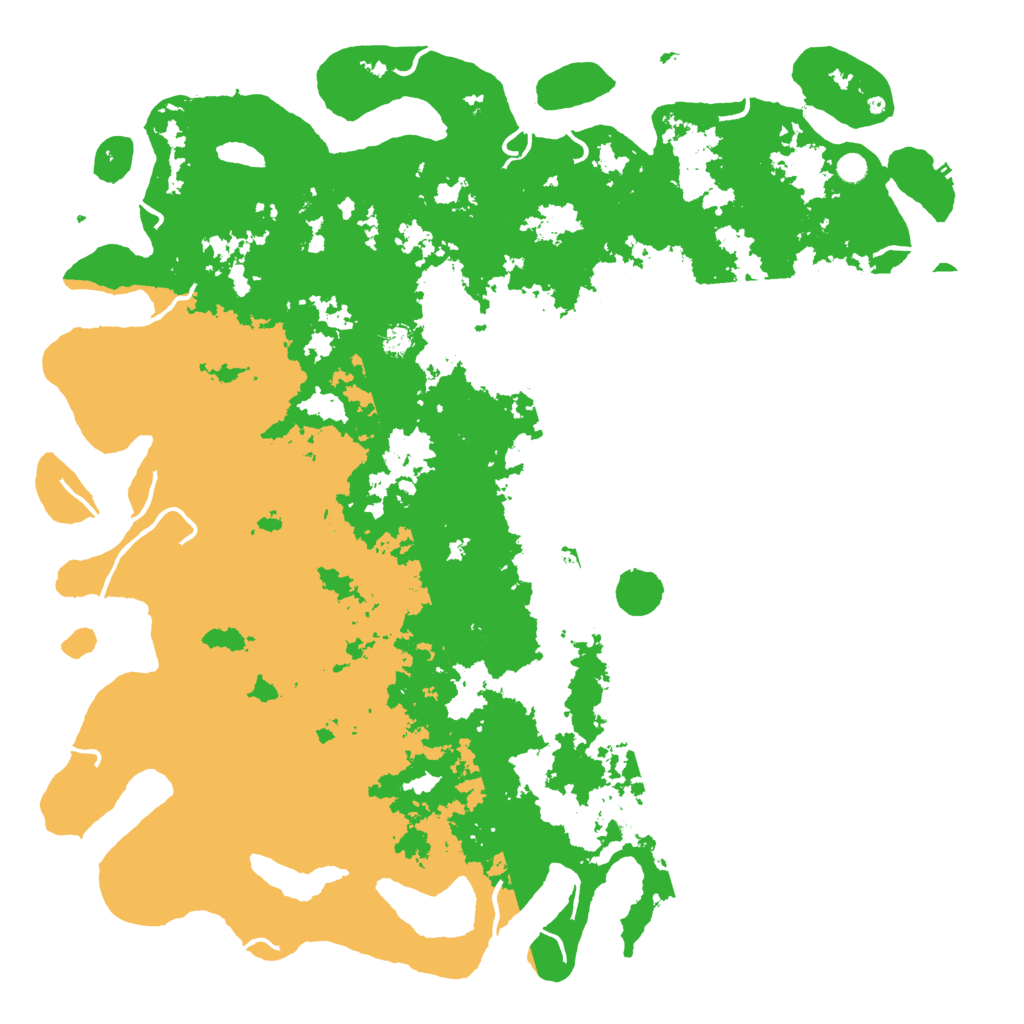 Biome Rust Map: Procedural Map, Size: 6000, Seed: 117535780