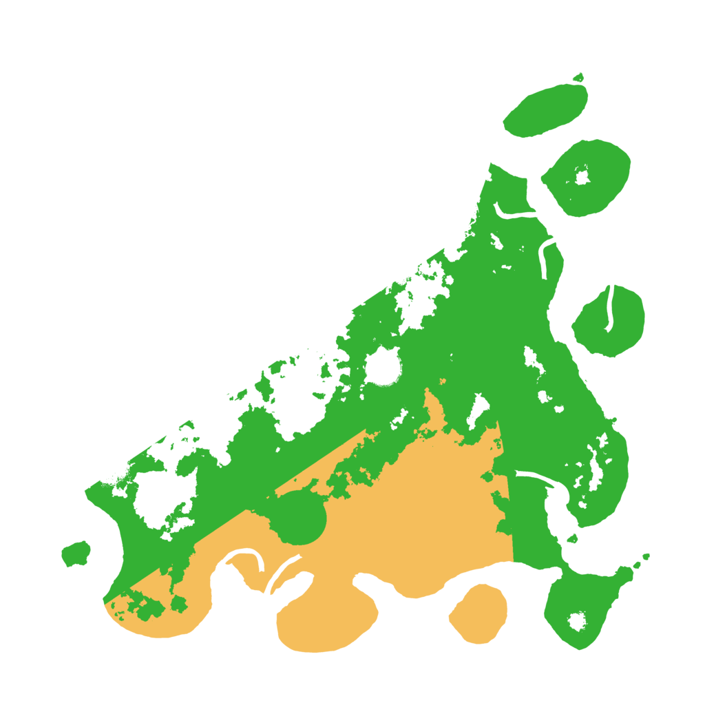 Biome Rust Map: Procedural Map, Size: 3500, Seed: 677322077