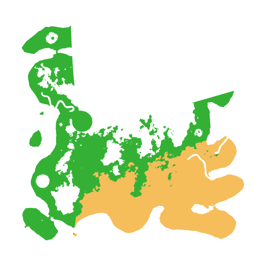 Biome Rust Map: Procedural Map, Size: 3500, Seed: 905104546