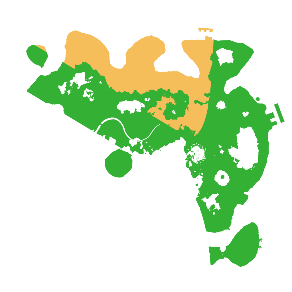 Biome Rust Map: Procedural Map, Size: 3000, Seed: 53711080