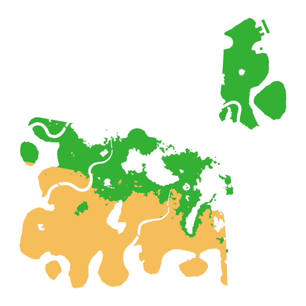 Biome Rust Map: Procedural Map, Size: 4250, Seed: 6516