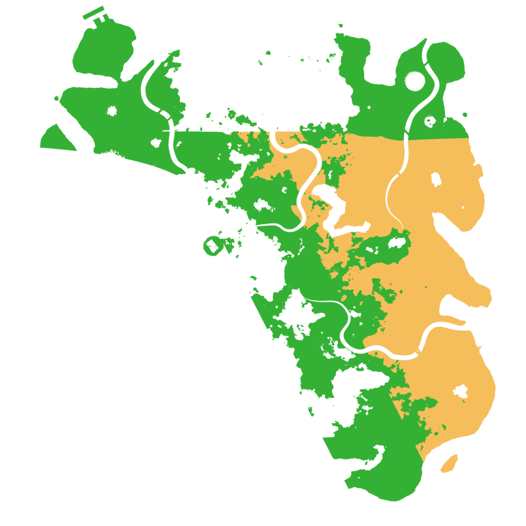 Biome Rust Map: Procedural Map, Size: 4700, Seed: 713850670