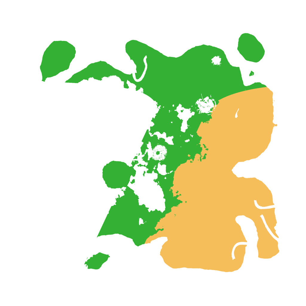 Biome Rust Map: Procedural Map, Size: 3000, Seed: 7819405