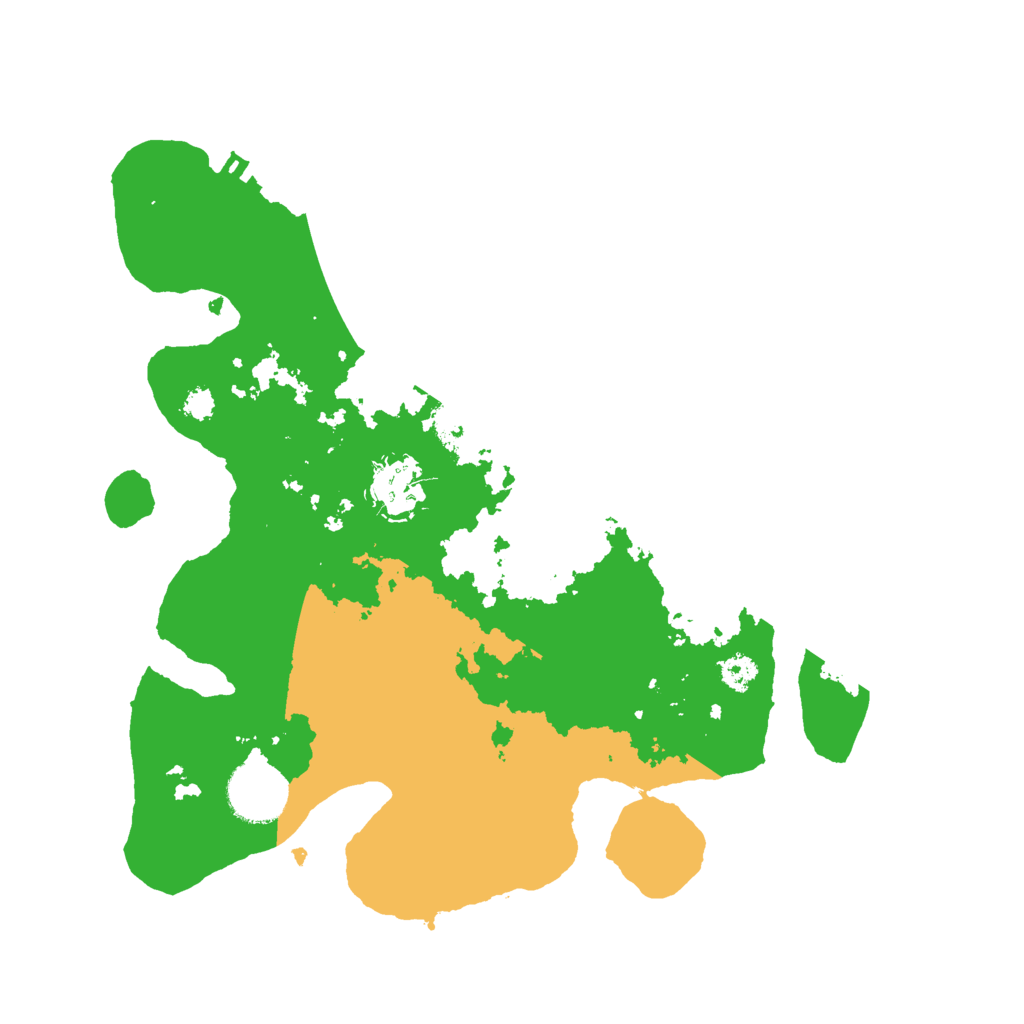 Biome Rust Map: Procedural Map, Size: 3000, Seed: 1072087494