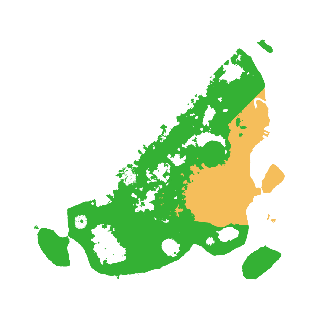 Biome Rust Map: Procedural Map, Size: 3550, Seed: 49381567