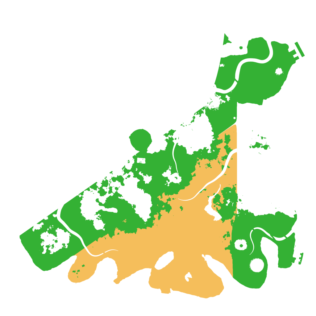 Biome Rust Map: Procedural Map, Size: 4000, Seed: 31232321