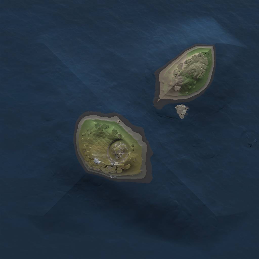 Rust Map: Procedural Map, Size: 1000, Seed: 1447653921, 3 Monuments