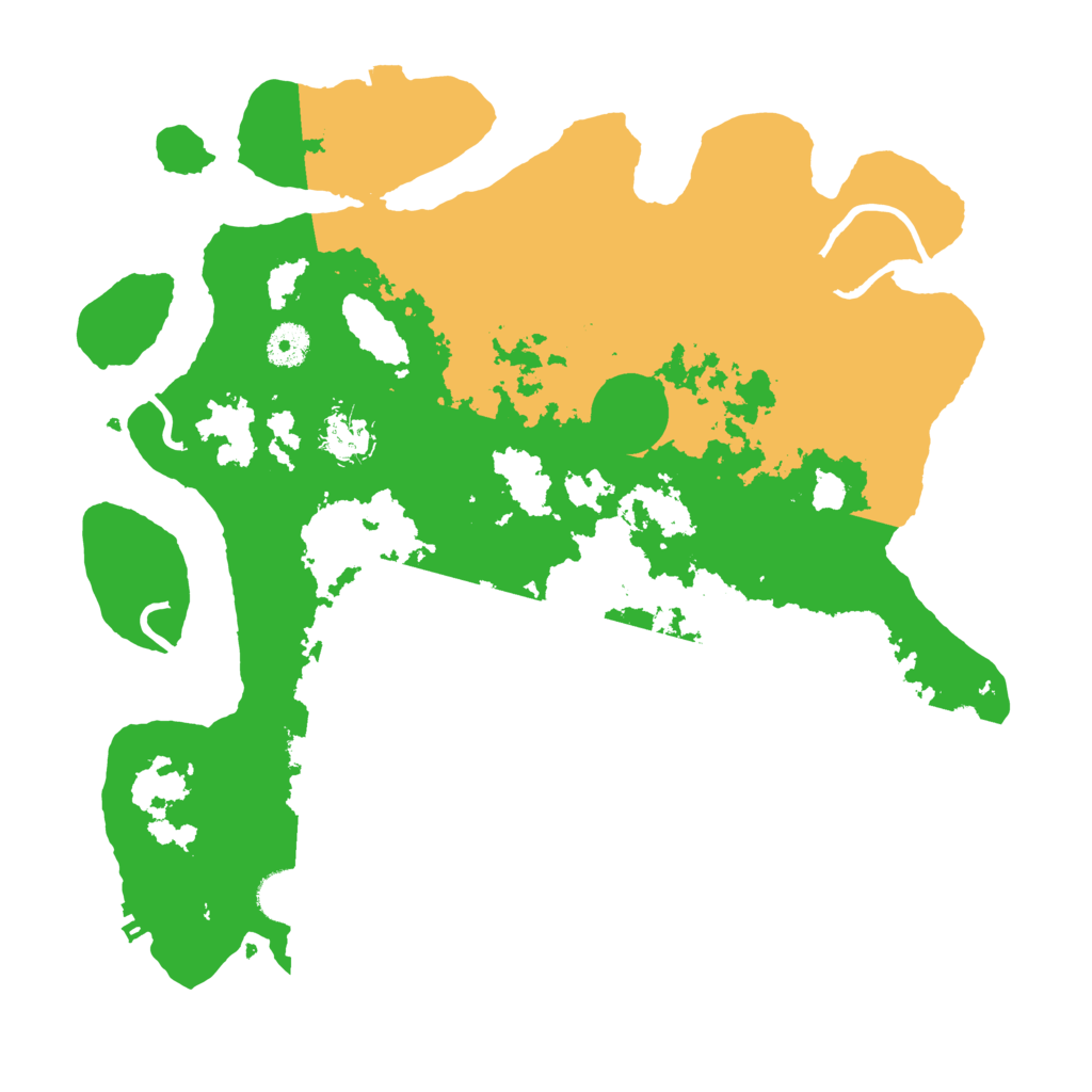 Biome Rust Map: Procedural Map, Size: 3800, Seed: 278202119
