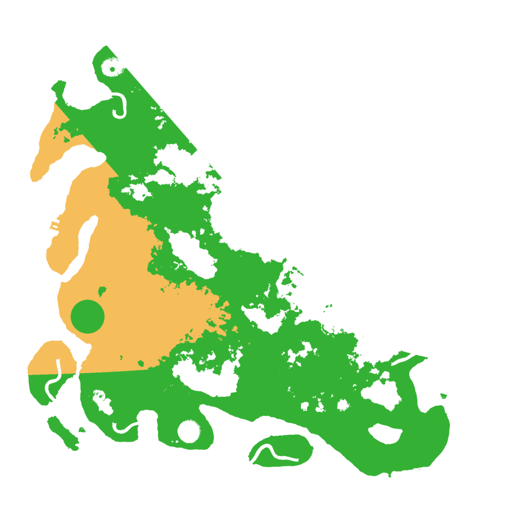 Biome Rust Map: Procedural Map, Size: 4000, Seed: 1235240362