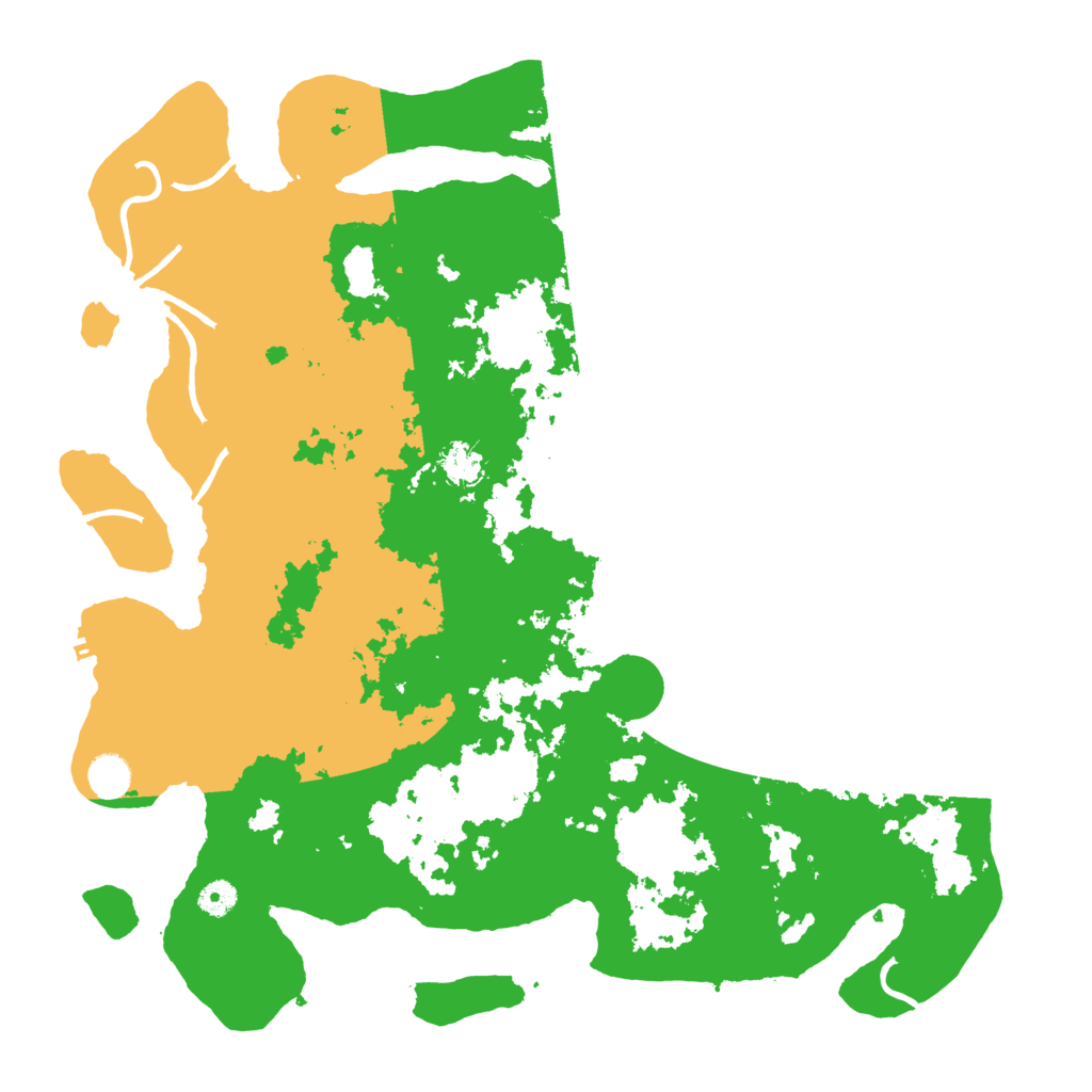 Biome Rust Map: Procedural Map, Size: 4500, Seed: 38864614