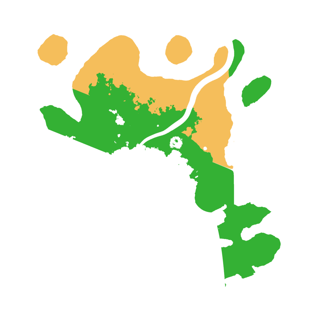 Biome Rust Map: Procedural Map, Size: 2497, Seed: 10921
